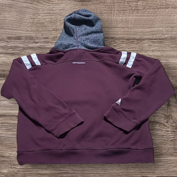 BOY'S ADIDAS TEXAS A&M LONGSLEEVE PULLOVER - Picture 9 of 9